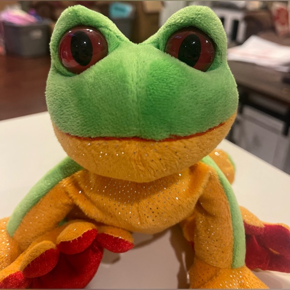 GANZ Other - Ganz Webkinz plush green sparkly tree frog rainforest toy